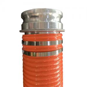 PVC suction hose with fittings