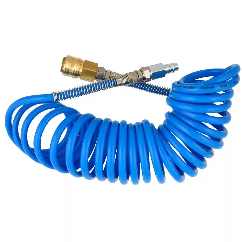 SPIRAL COIL HOSE WITH FITTINGS