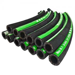 Textile Cover Rubber Air Hose Black 20Bar/300Psi